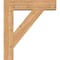 Ekena Millwork Traditional Block Smooth Bracket w/ Offset Brace, Western Red Cedar, 7 1/2"W x 30"D x 34"H BKT0806X30X34TRA05SWR - alternate 3